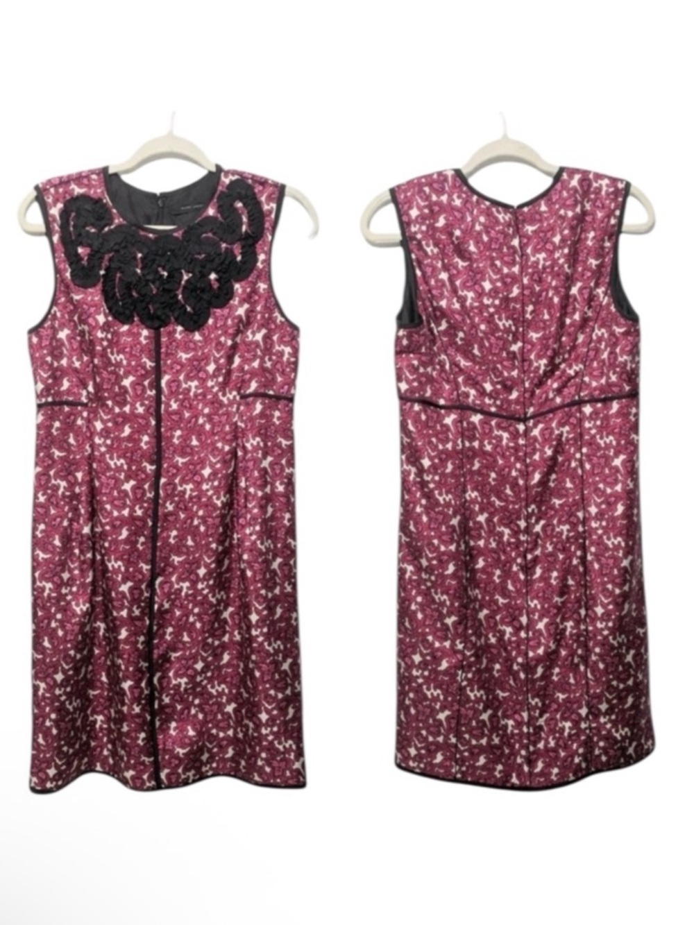 MARC JACOBS Silk Floral Sheath Dress 8